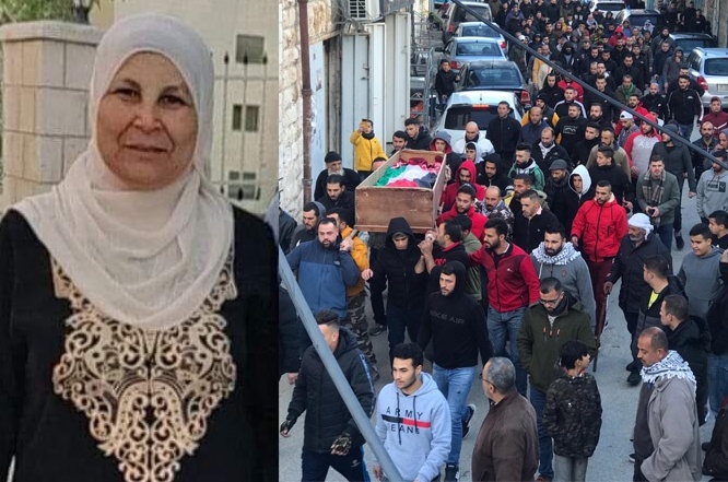 رام الله..موكب مهيب يشيع جثمان الشهيدة المسنة غدير