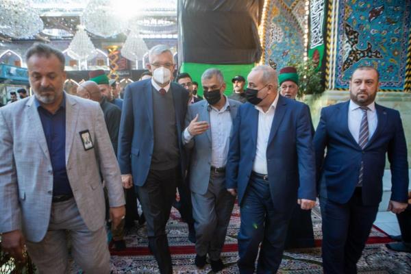 Der deutsche Botschafter im Irak besucht den Heiligen Schrein von Abu al-Fadhal al-Abbas (as.)