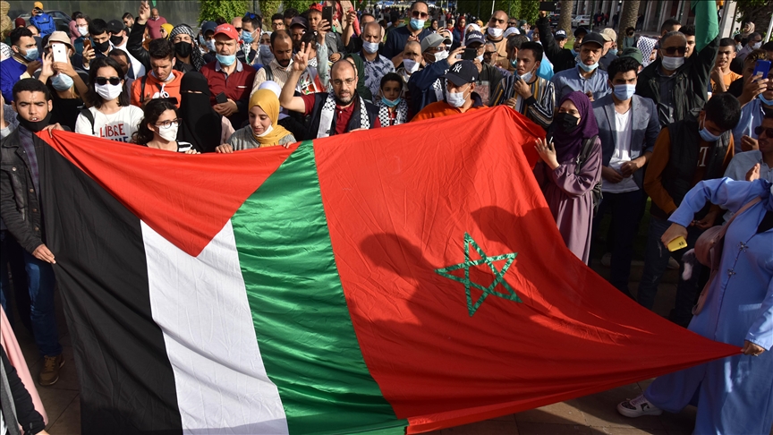 Daruruwan Al'ummar Moroko Ne Suka Yi Zanga-zangar Adawar Da Kulla Hulda Da Isra’ila