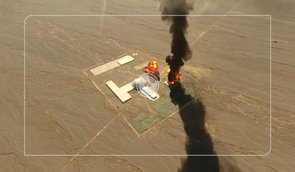 محاكاة الهجوم على مفاعل ديمونا النووي في مناورات الحرس الثوري+(فيديو)
