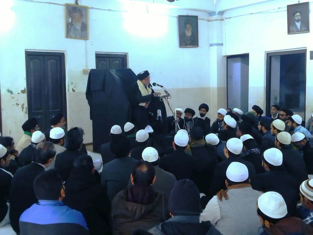 مدرسہ ناظمیہ میں مولانا مجتبی حسین مرحوم کی مجلس سوئم کا انعقاد