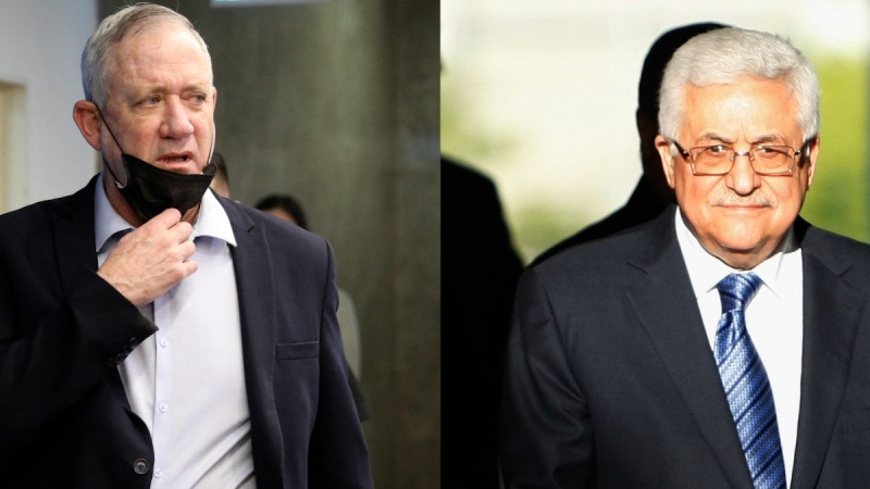 Media Zionis Bocorkan Isi Pertemuan Mahmoud Abbas dan Benny Gantz