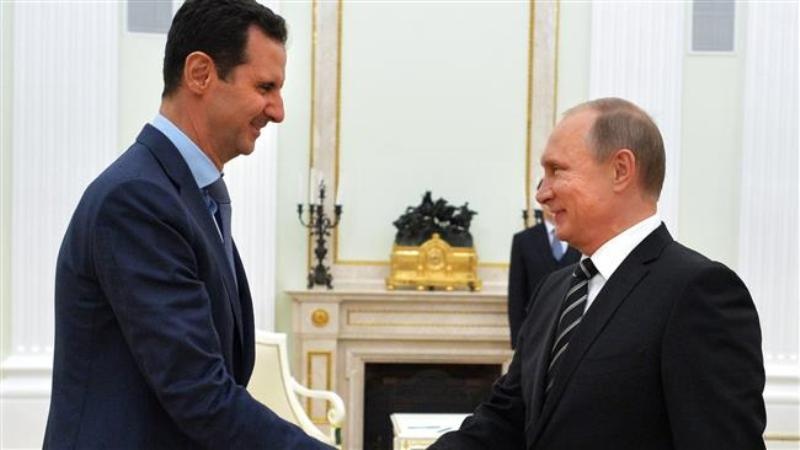 Esad, Putin'i kutladı